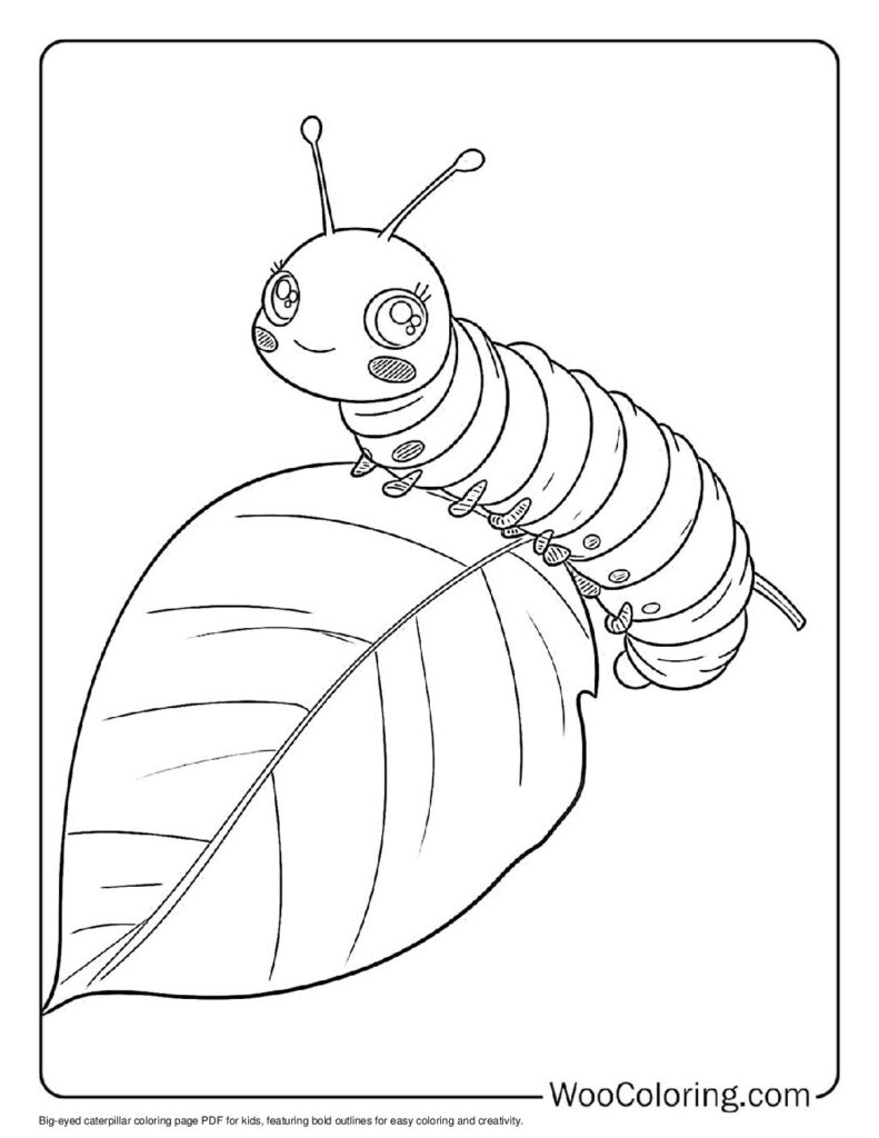 100 Caterpillar coloring pages Free PDF To Print - 95
