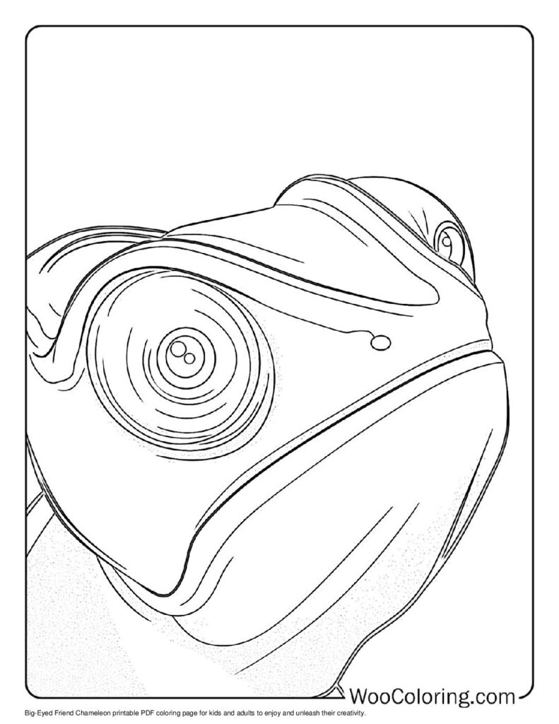 100  Chameleon coloring pages  Free PDF To Print  - 65