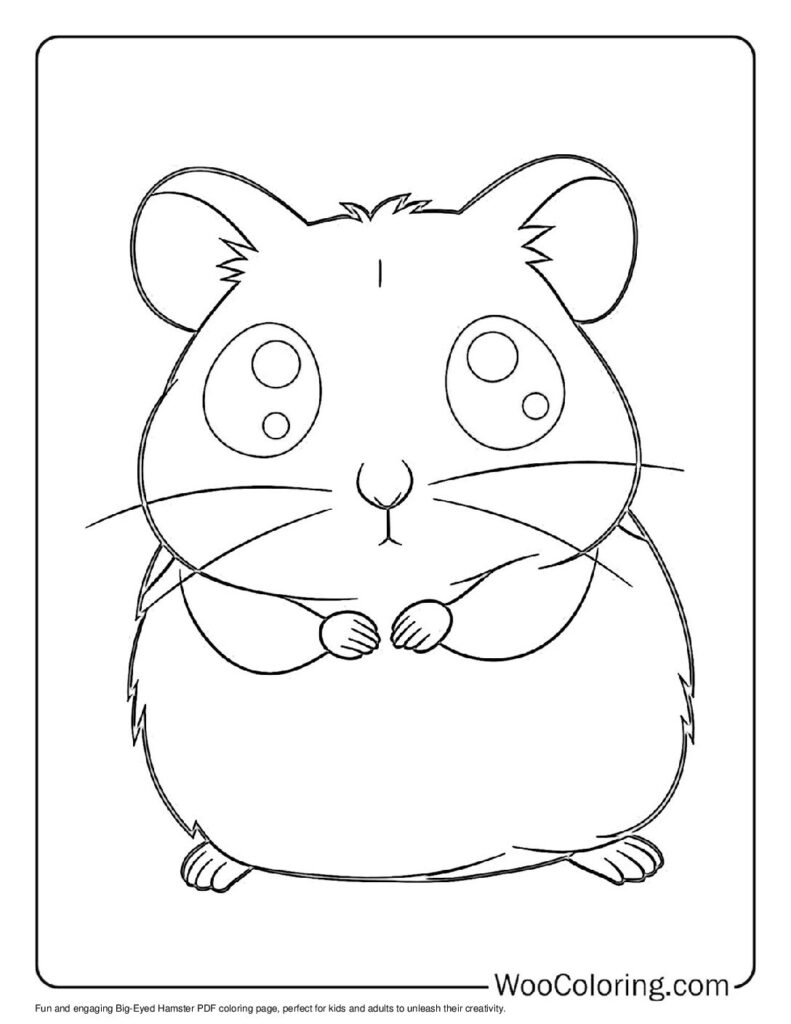 100  Hamster coloring pages  Free PDF To Print  - 50