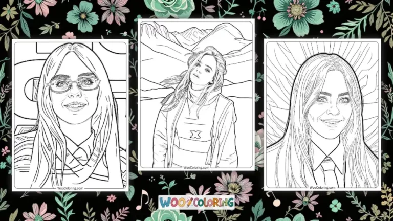 22 Billie Eilish Coloring Pages  Free PDF To Print  - 83