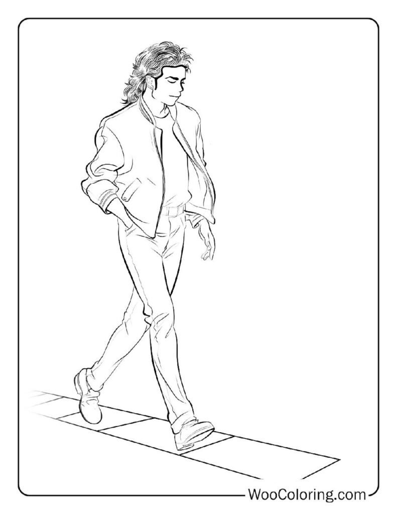 100  Michael Jackson coloring pages  Free PDF To Print  - 11