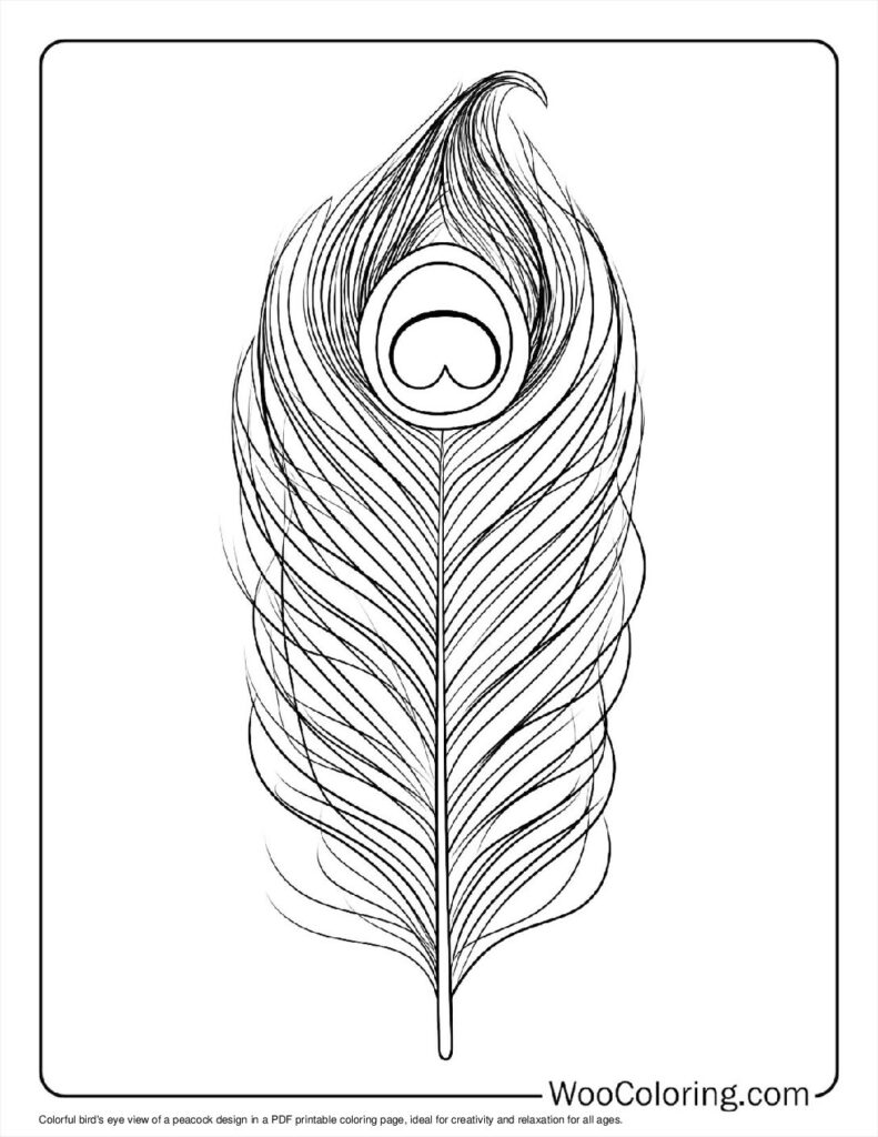 100  Peacock coloring pages  Free PDF To Print  - 12