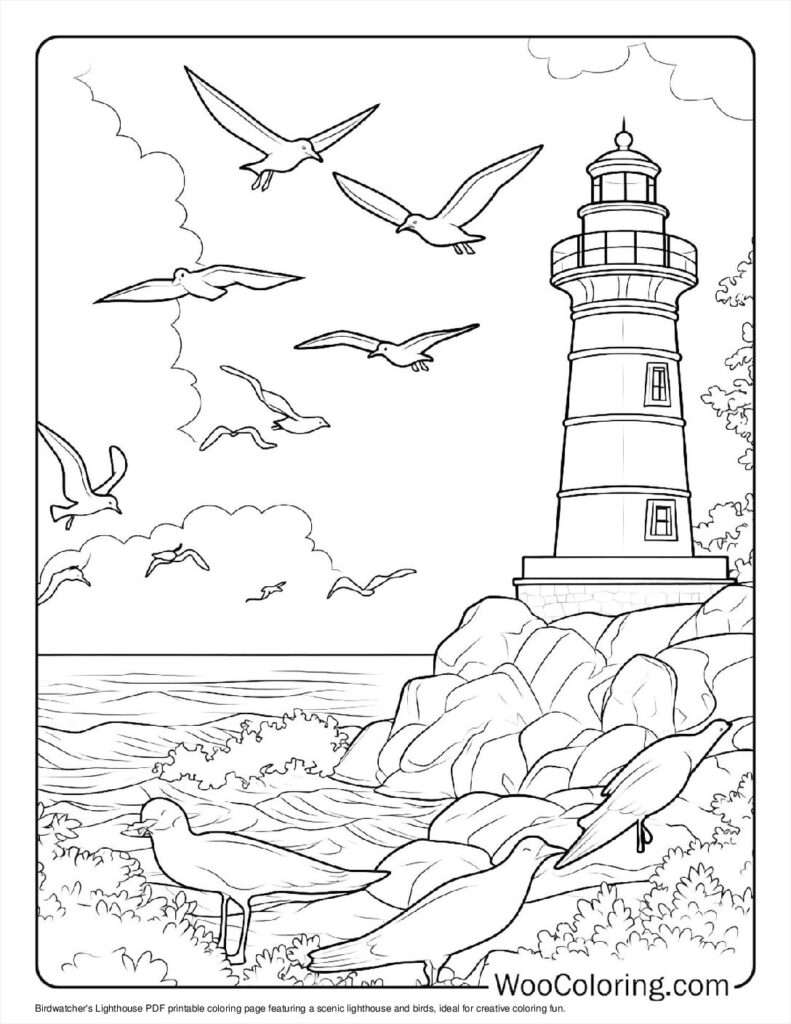 100 Lighthouse coloring pages Free PDF To Print - 59