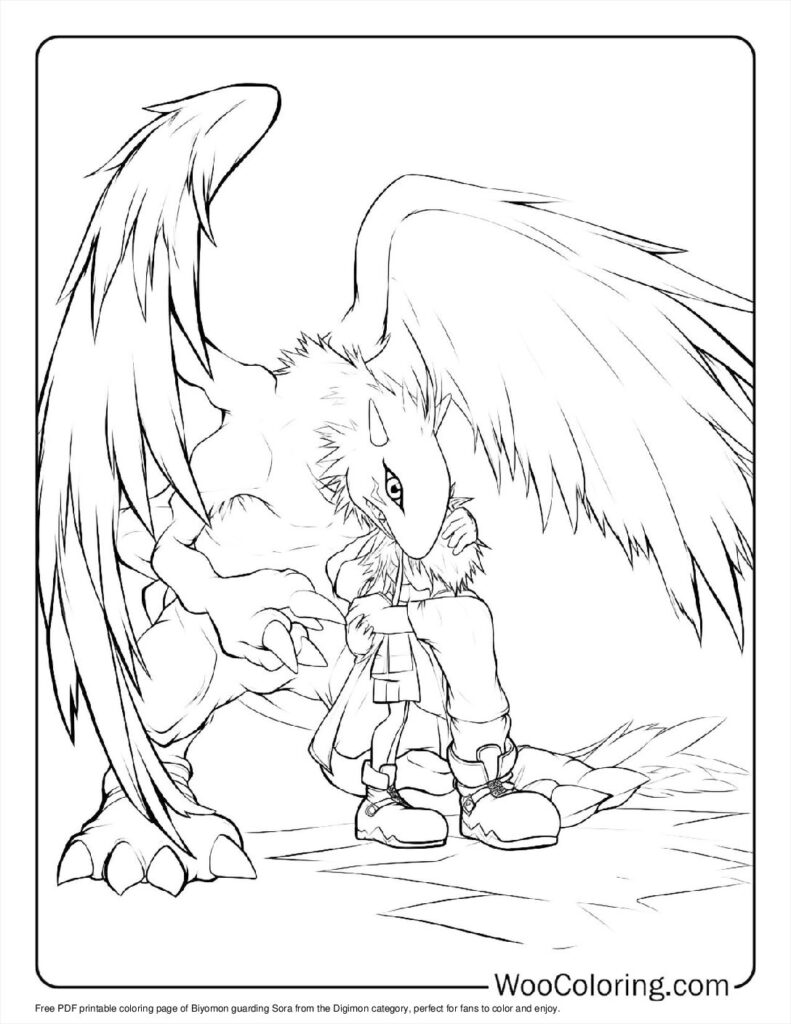 100  Digimon coloring pages  Free PDF To Print  - 53