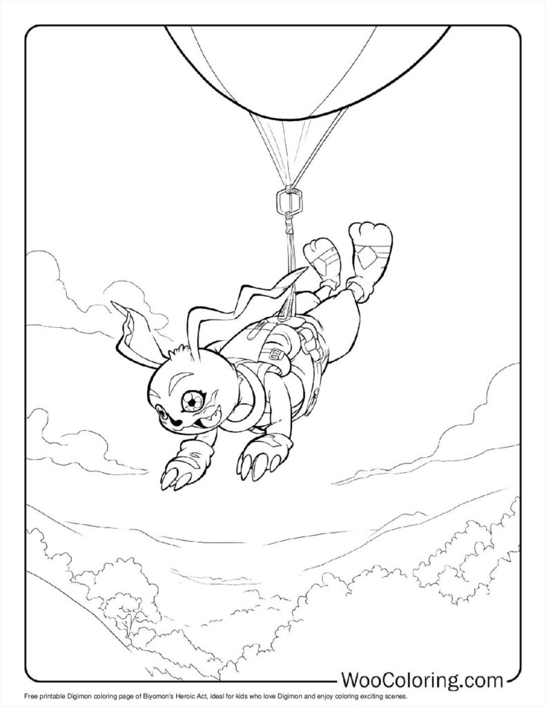 100  Digimon coloring pages  Free PDF To Print  - 3