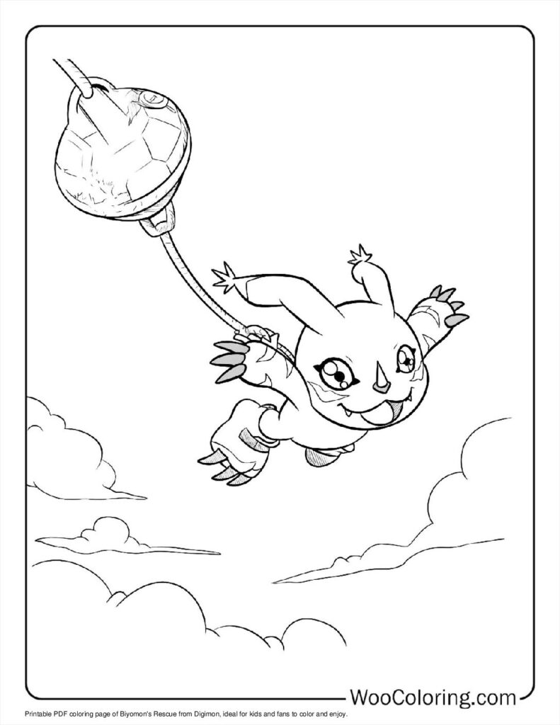 100  Digimon coloring pages  Free PDF To Print  - 49