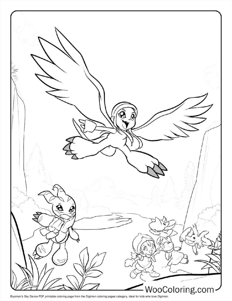100  Digimon coloring pages  Free PDF To Print  - 3