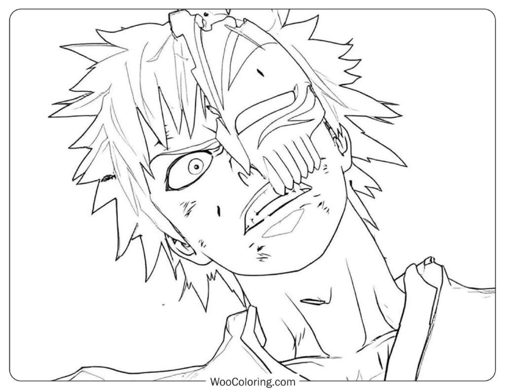 Bleach Rebirth of Souls Ichigo Hollow Mask Art