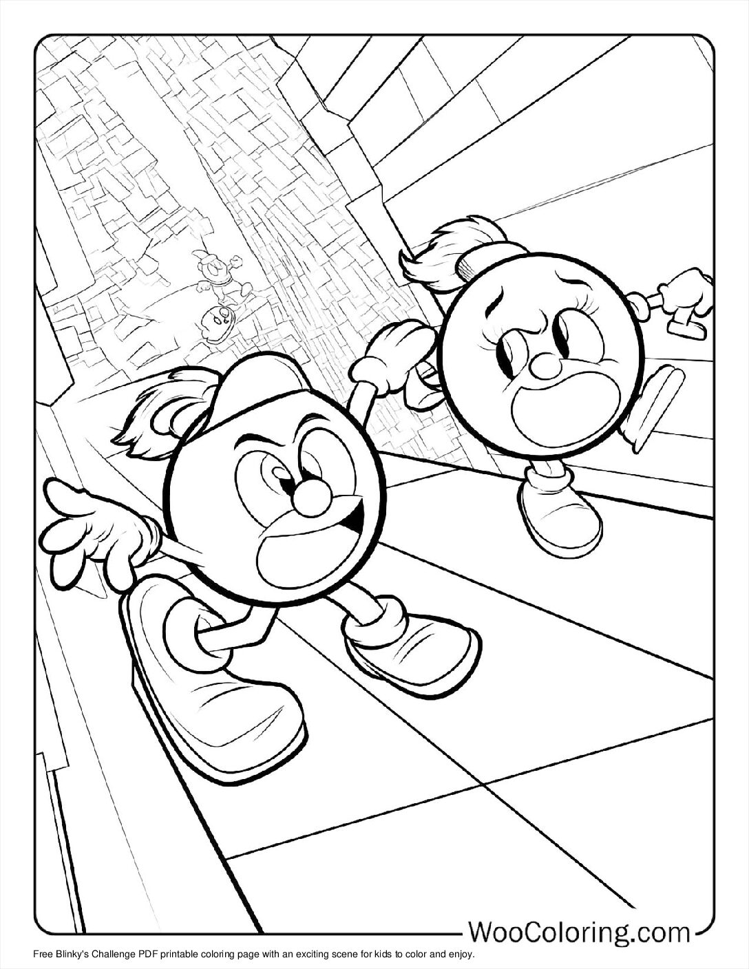 Pinkman Coloring Pages 100+ Pac-Man coloring pages (Free PDF To Print) | Woo Coloring