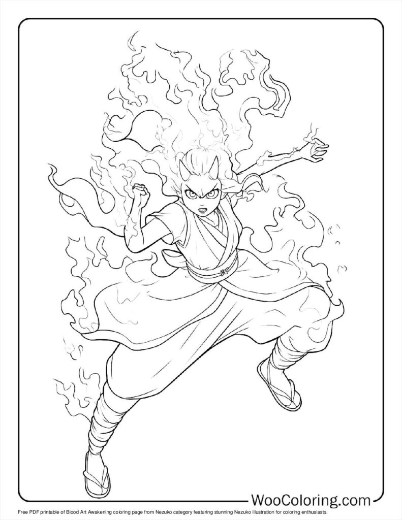 100  Nezuko coloring pages  Free PDF To Print  - 57