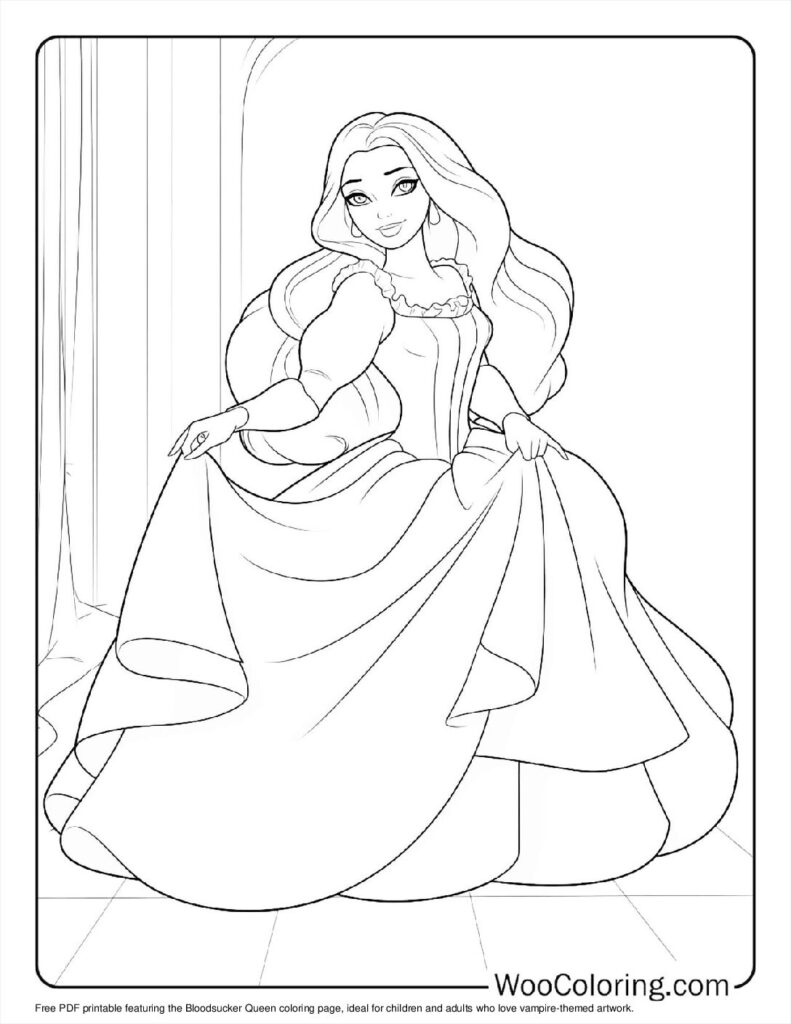 100 Vampire coloring pages Free PDF To Print - 61