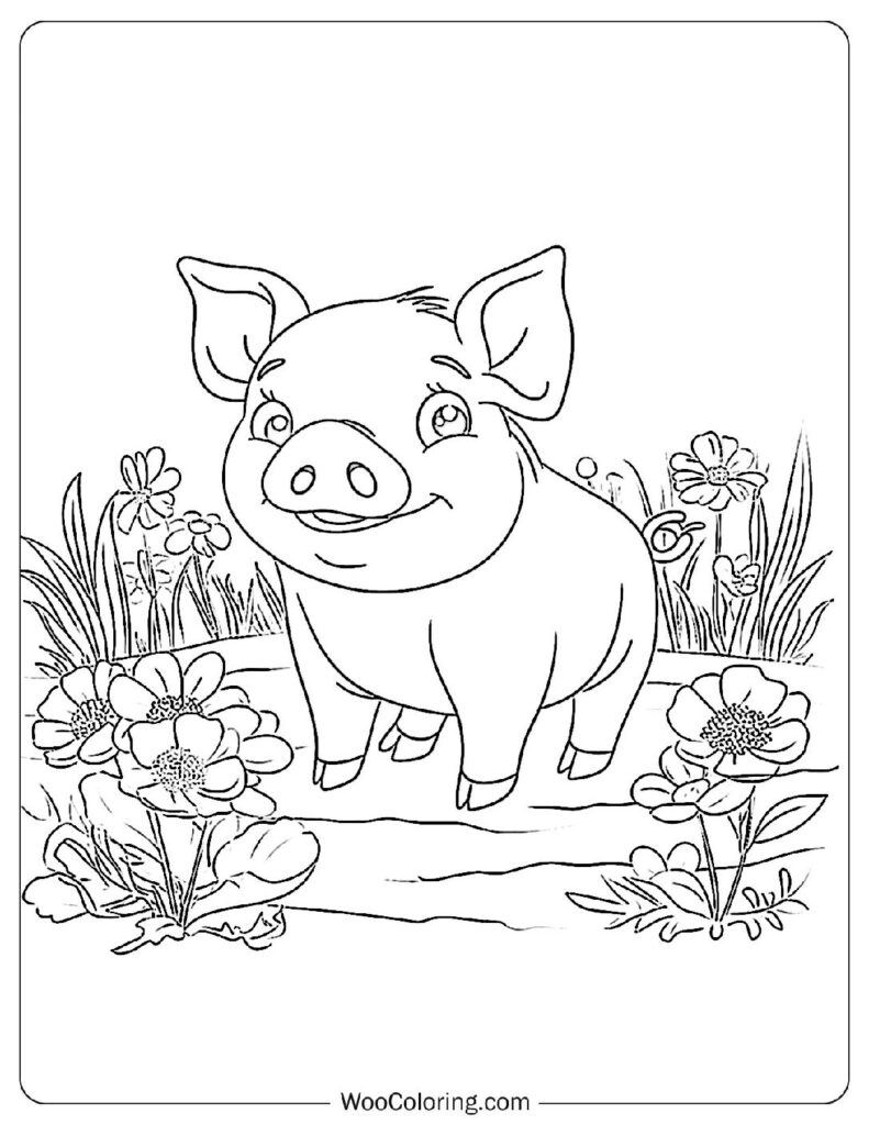 100  Pig coloring pages  Free PDF To Print  - 17