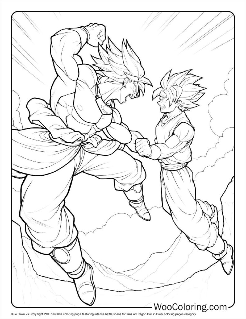100  Broly coloring pages  Free PDF To Print  - 54