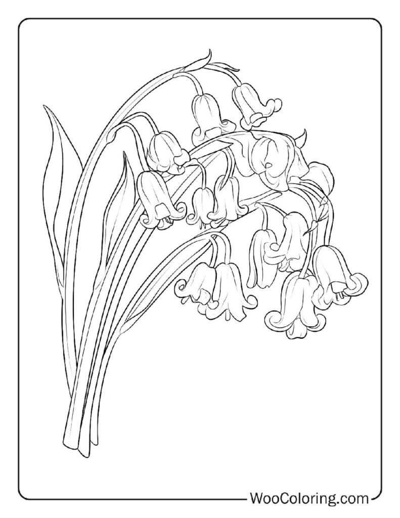 100 Flower coloring pages Free PDF To Print - 6
