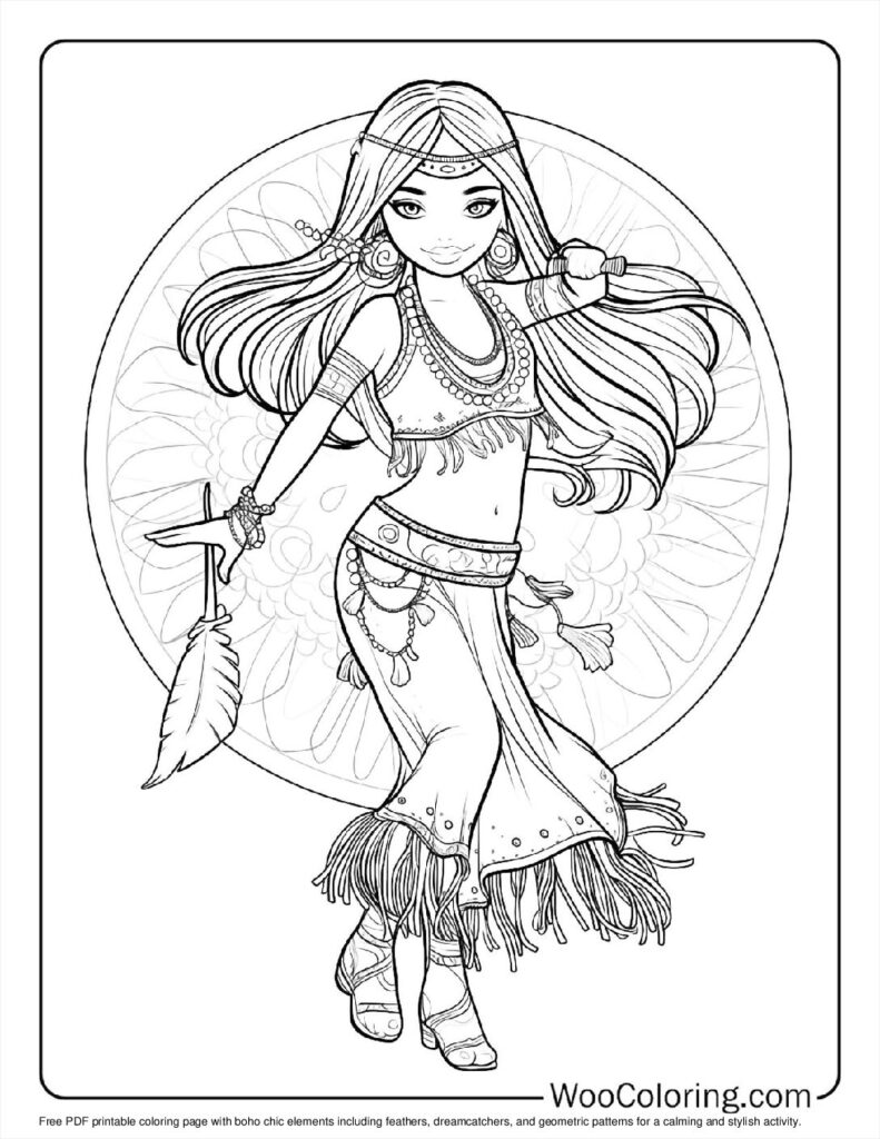 100  Hippie coloring pages  Free PDF To Print  - 38