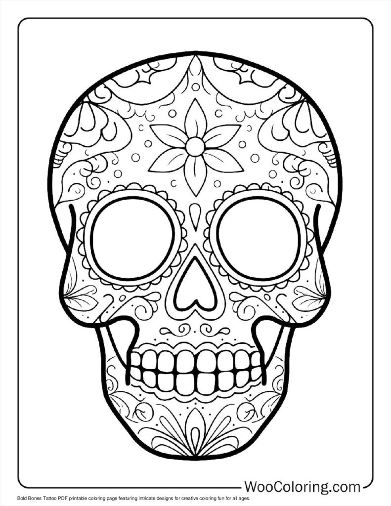 100  Tattoo coloring pages  Free PDF To Print  - 57