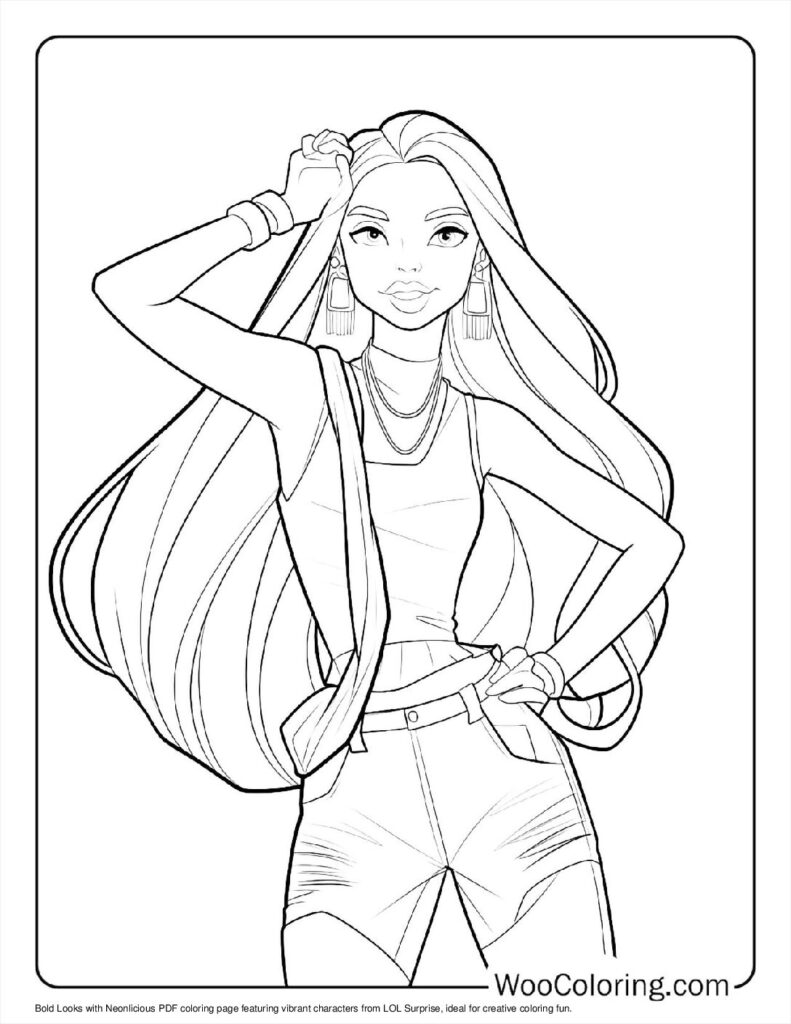 100  LOL Surprise coloring pages  Free PDF To Print  - 99