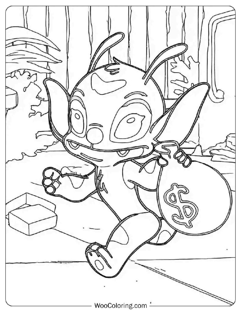 60 Lilo & Stitch Coloring Pages (Free PDF To Print) | Woo