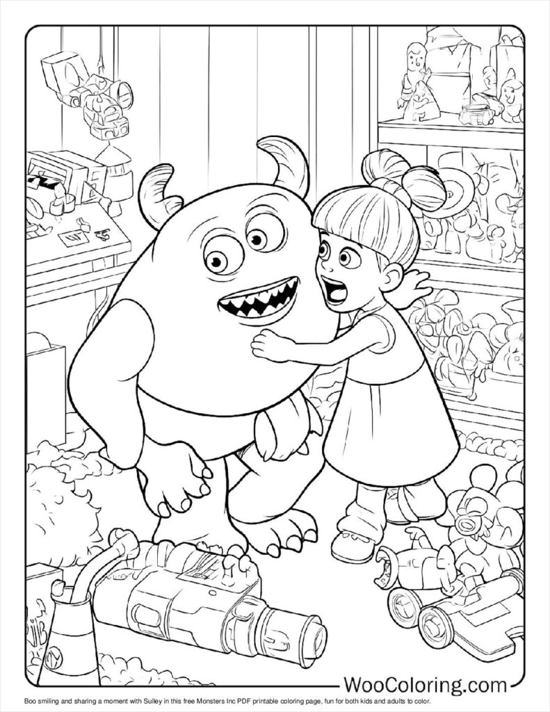 Boo shares with Sulley