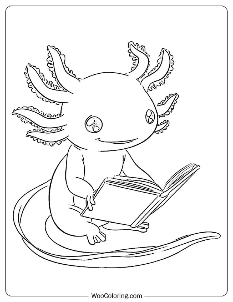 Bookworm Axolotl