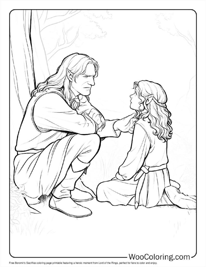 100  Lord Of The Rings coloring pages  Free PDF To Print  - 59