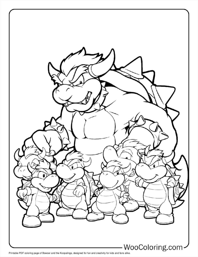 Bowser and the Koopalings