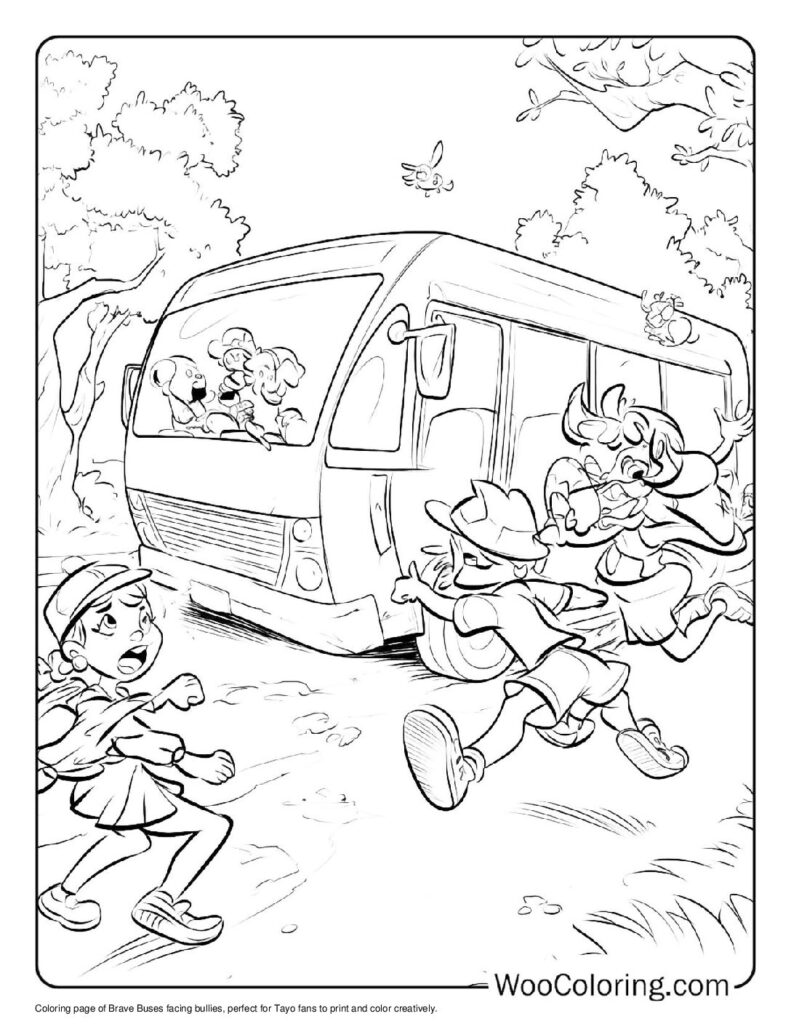 100  Tayo coloring pages  Free PDF To Print  - 11