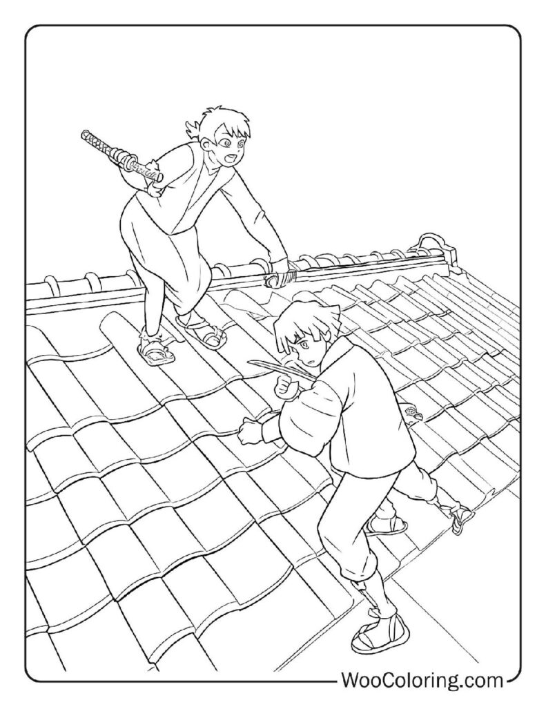 100  Demon Slayer coloring pages  Free PDF To Print  - 74