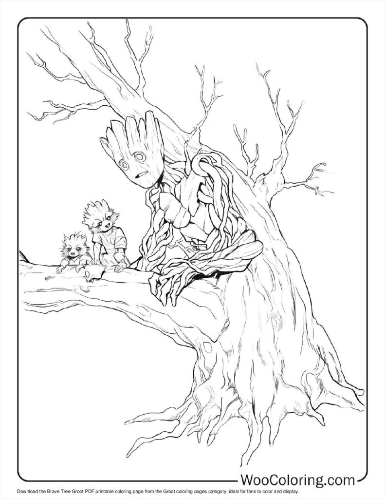 Brave Tree Groot