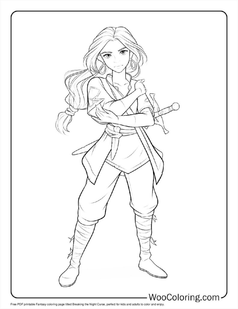 100  Fantasy coloring pages  Free PDF To Print  - 7