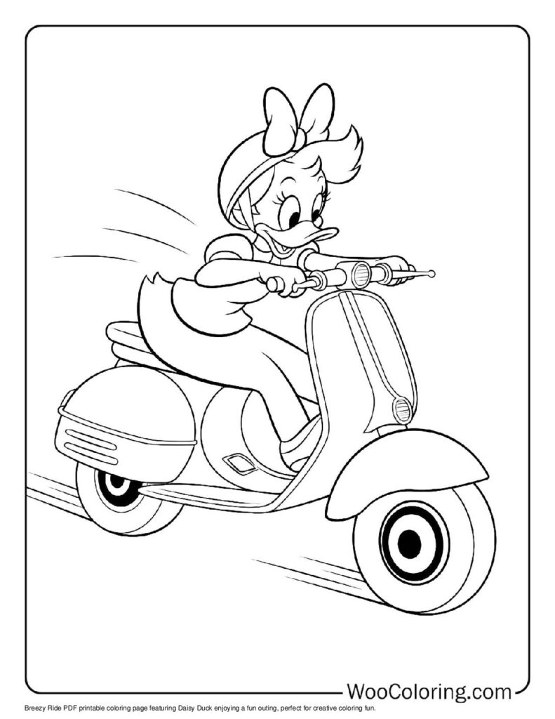 100  Daisy Duck coloring pages  Free PDF To Print  - 12