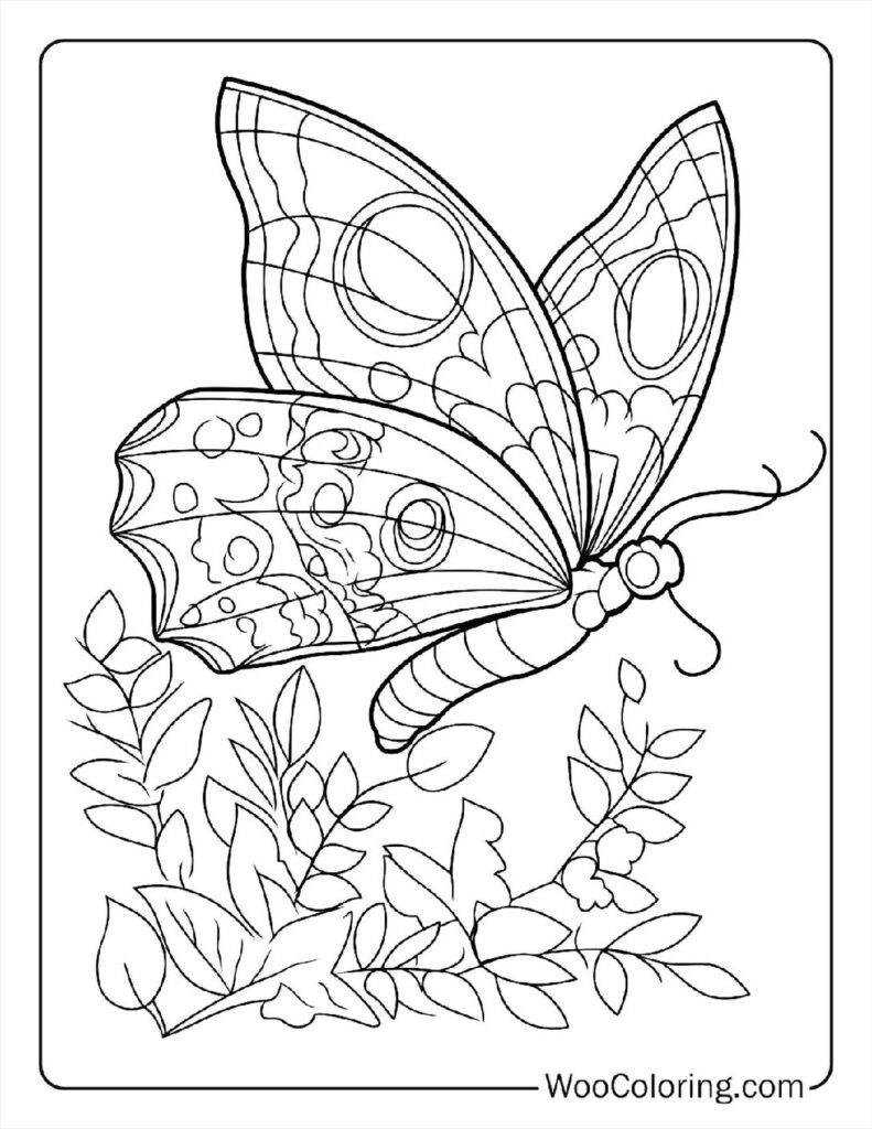 100  Butterfly coloring pages  Free PDF To Print  - 63