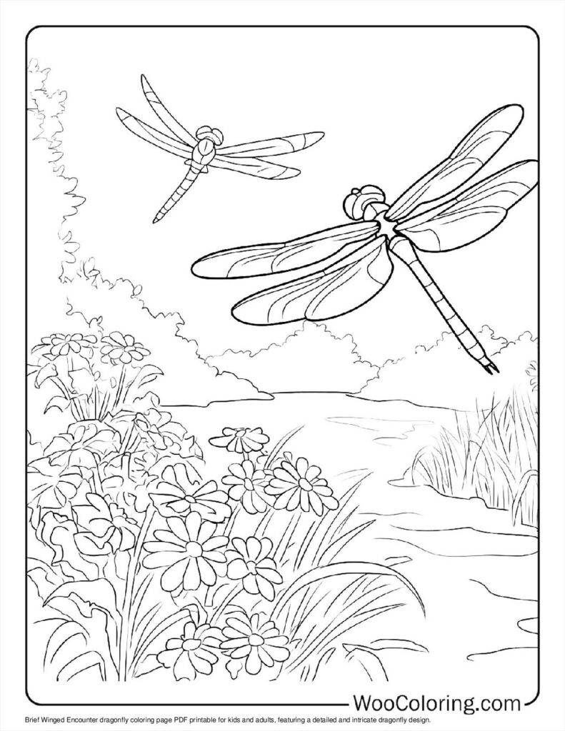 100  Dragonfly coloring pages  Free PDF To Print  - 65