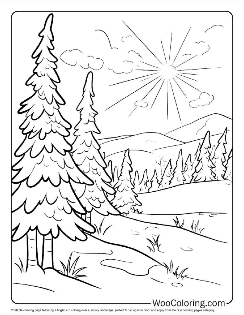 100  Sun coloring pages  Free PDF To Print  - 33