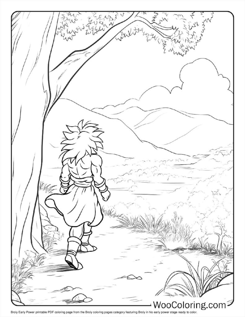 100  Broly coloring pages  Free PDF To Print  - 51