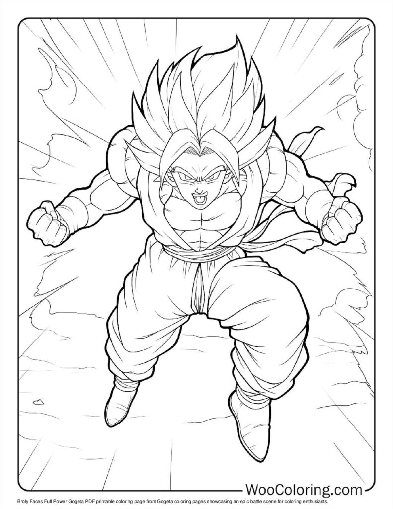 100  Gogeta coloring pages  Free PDF To Print  - 99