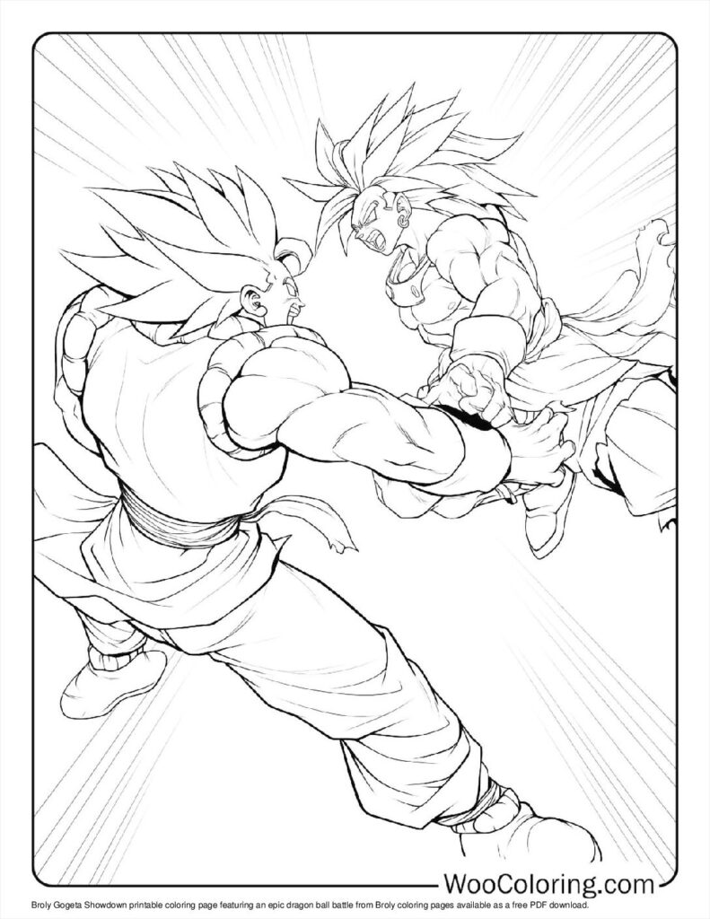 100  Broly coloring pages  Free PDF To Print  - 84