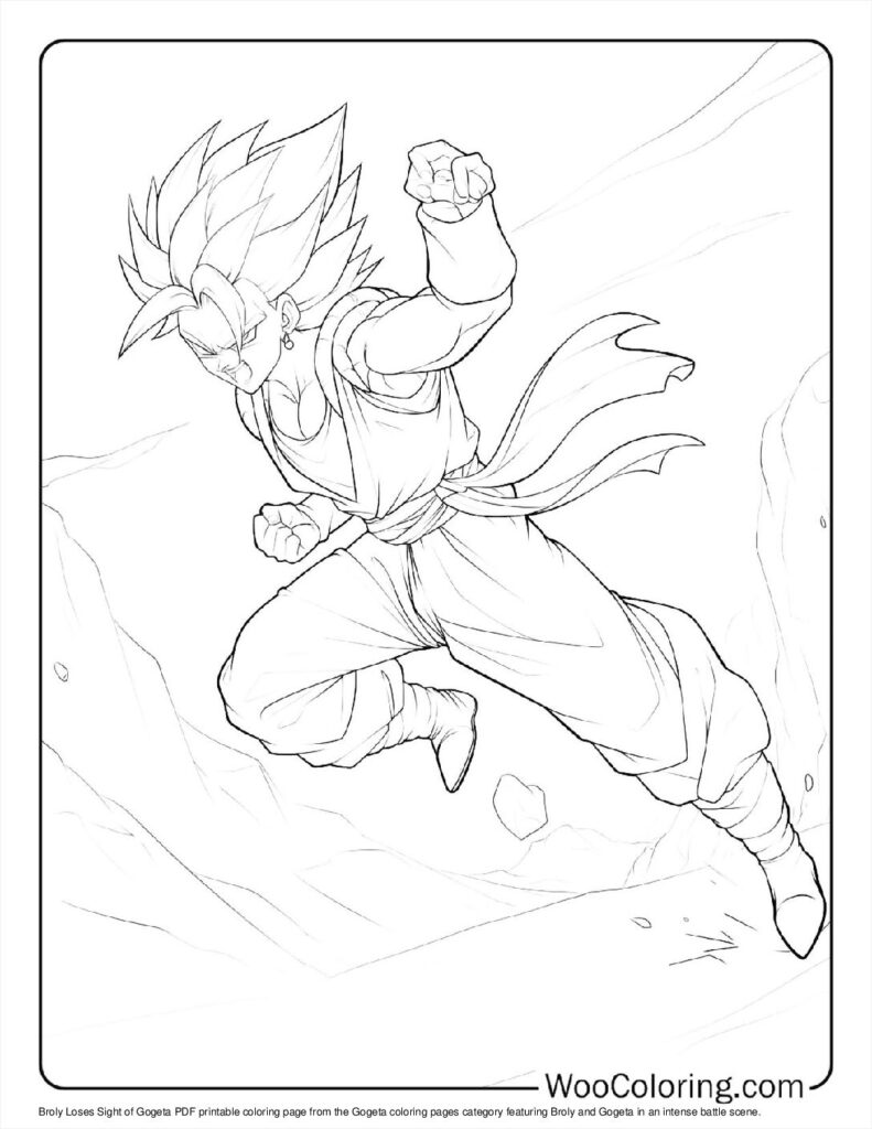 100  Gogeta coloring pages  Free PDF To Print  - 85