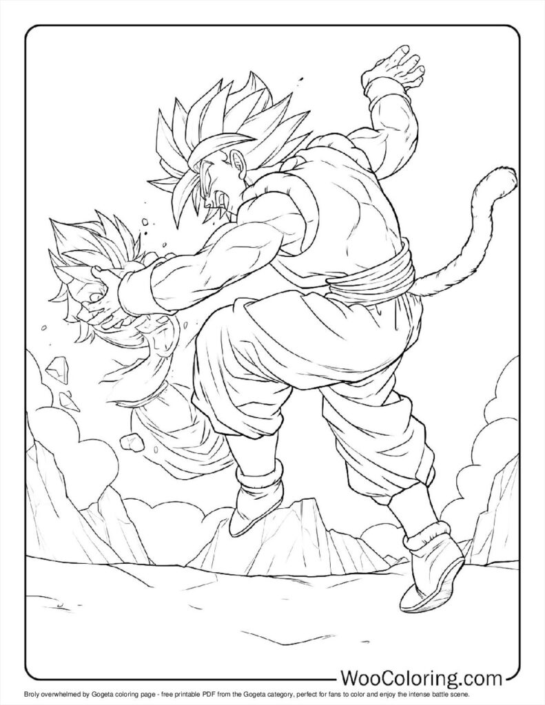 100  Gogeta coloring pages  Free PDF To Print  - 27