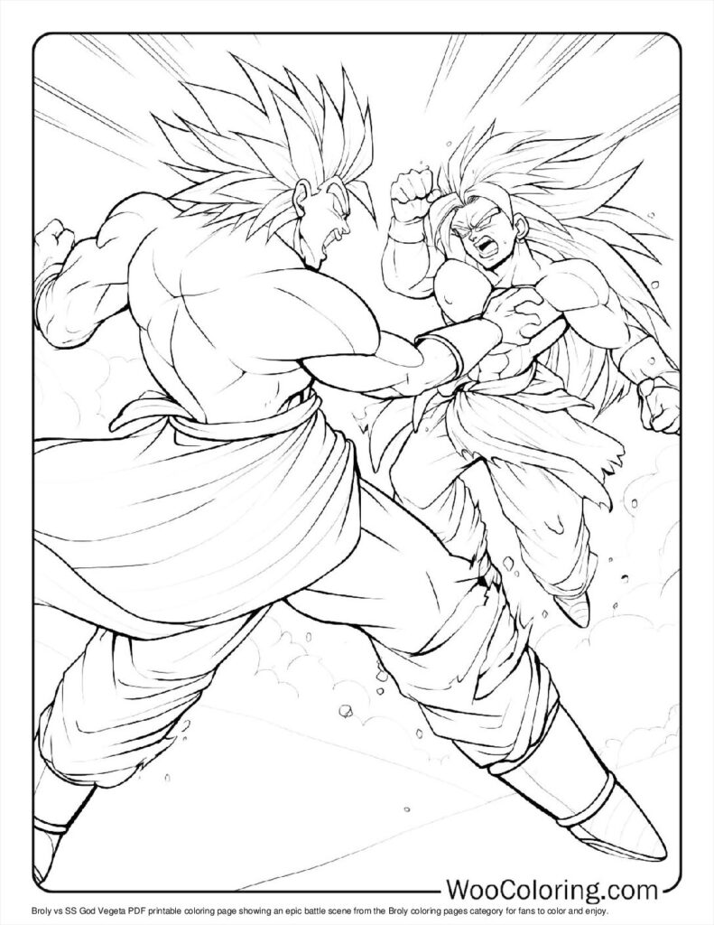 100  Broly coloring pages  Free PDF To Print  - 63