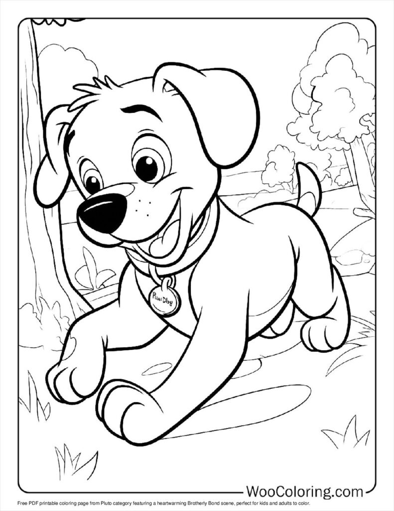 100  Pluto coloring pages  Free PDF To Print  - 67