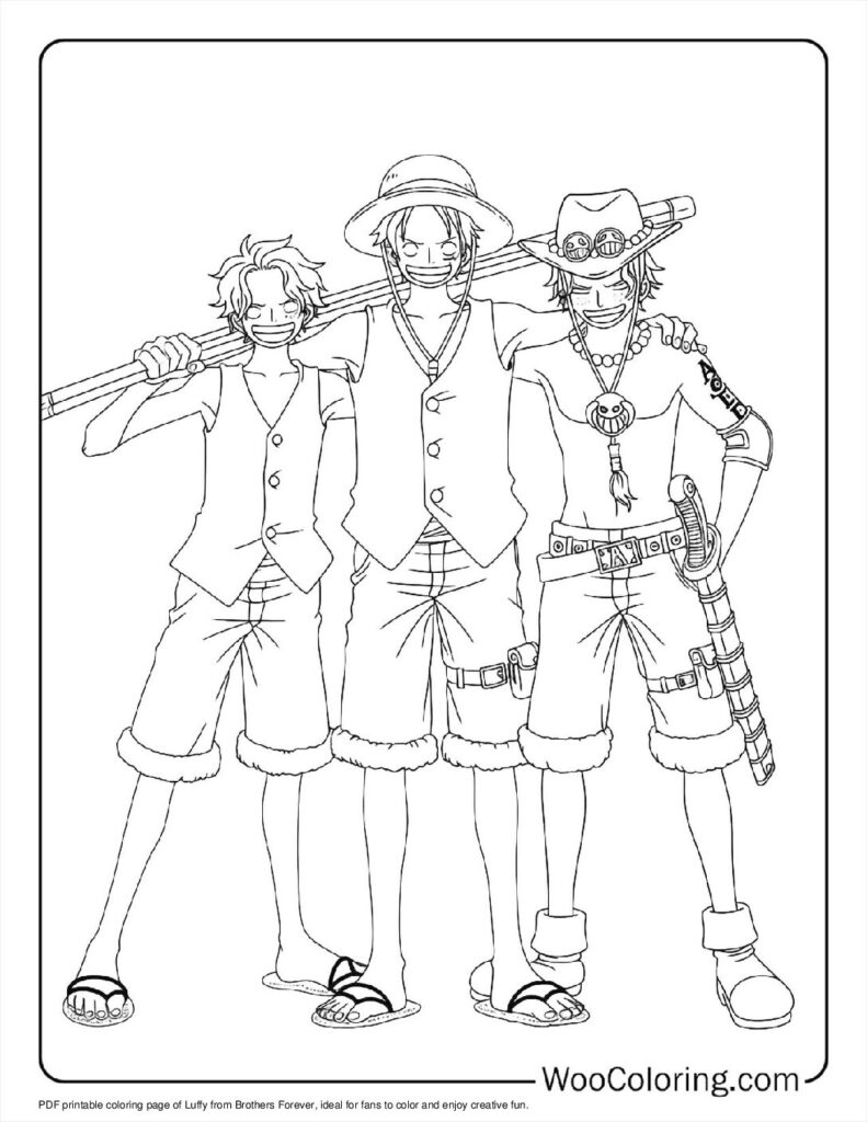 100  Luffy coloring pages  Free PDF To Print  - 70