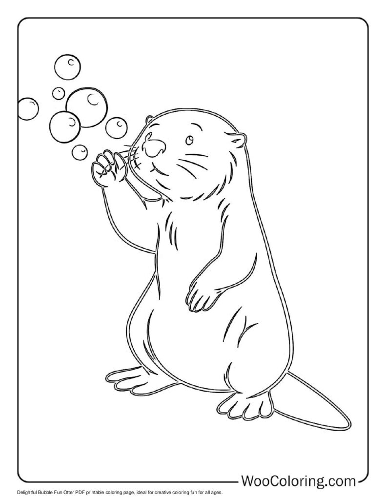100  Otter coloring pages  Free PDF To Print  - 63