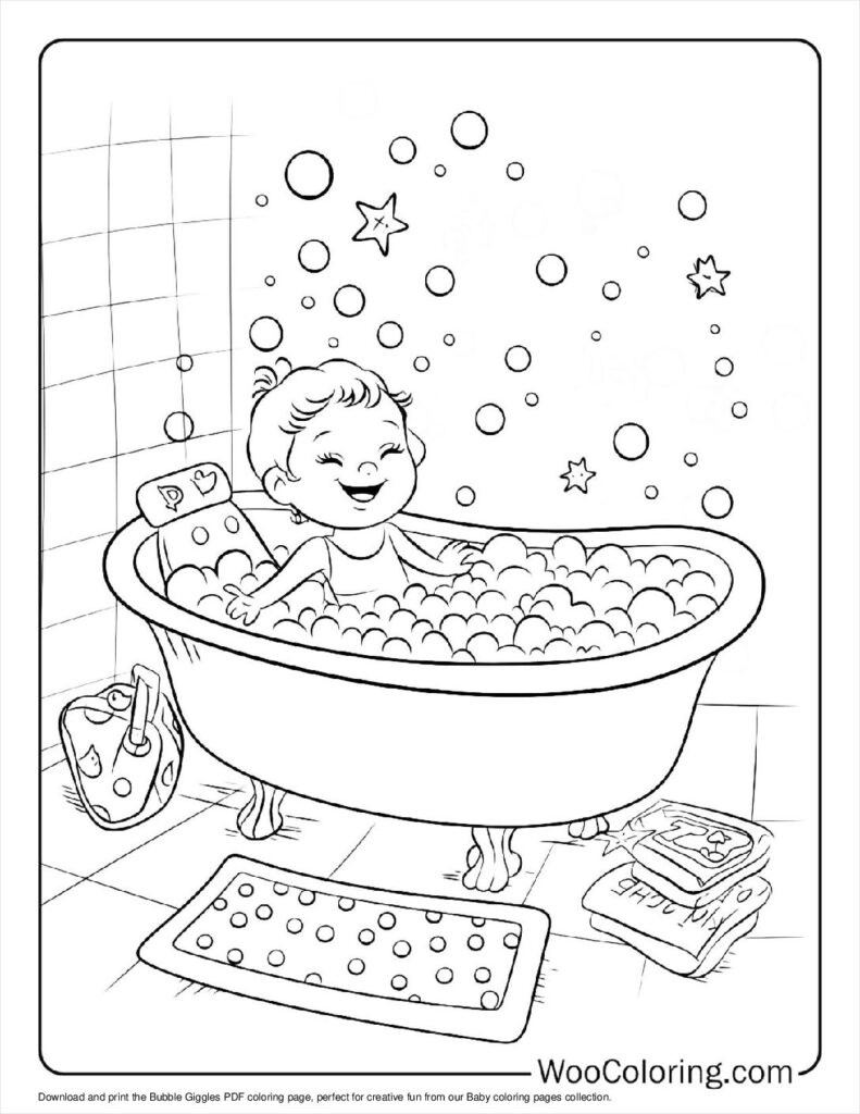 100  Baby coloring pages  Free PDF To Print  - 84