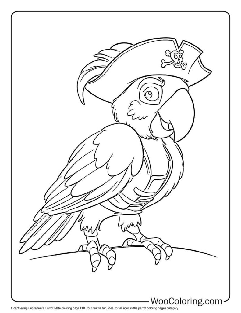 100  Parrot coloring pages  Free PDF To Print  - 60