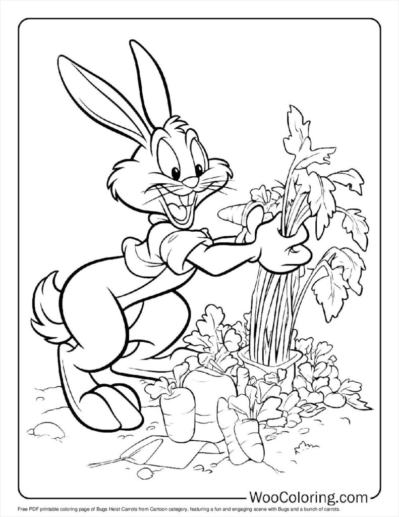 100  Cartoon coloring pages  Free PDF To Print  - 61