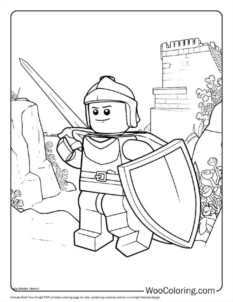 100  Knight coloring pages  Free PDF To Print  - 88
