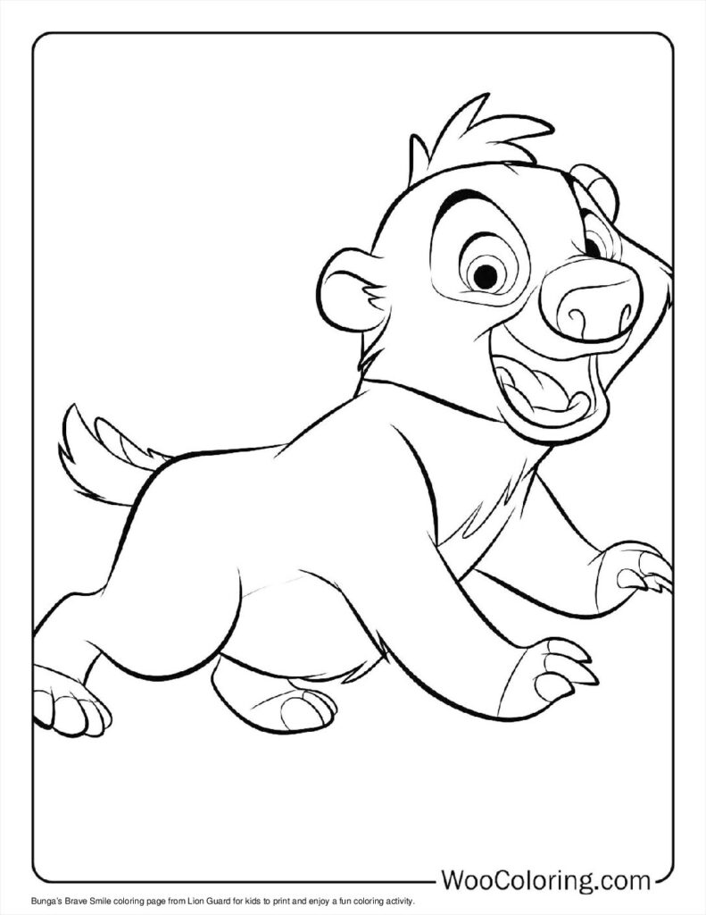 Bunga’s Brave Smile in Lion Guard