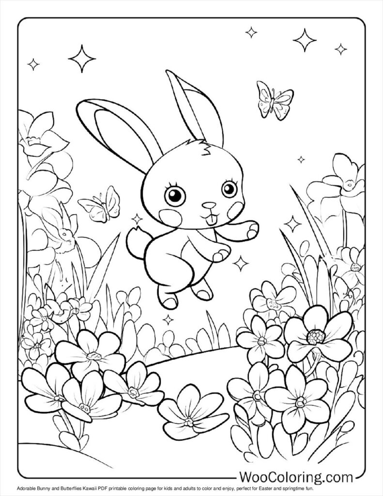100  Kawaii coloring pages  Free PDF To Print  - 84