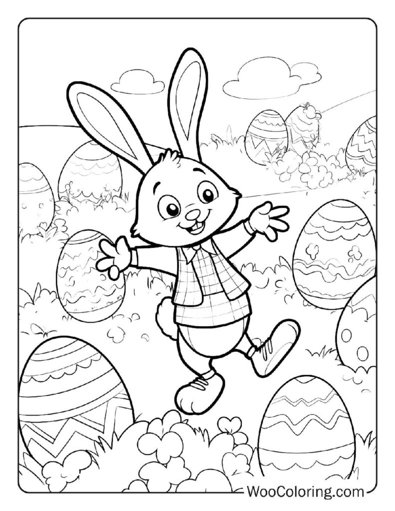 100  Easter coloring pages  Free PDF To Print  - 49